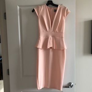 ASOS bodycon peplum dress